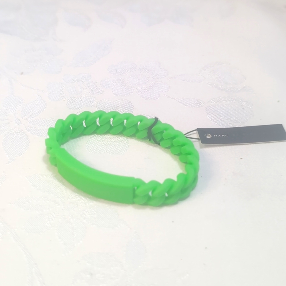Marc Jacobs Tucan Green Silicone Bracelet
